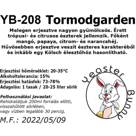 YeasterBunny YB-208 Tormodgarden kveik