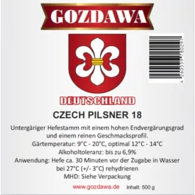 Gozdawa Czech Pilsner 18 500 g