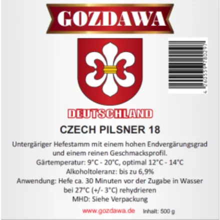 Gozdawa Czech Pilsner 18 10 g