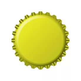 Zapięcia do butelek 100 szt. – cytrynowożółte