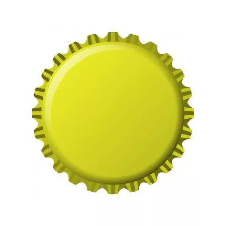 Zapięcia do butelek 100 szt. – cytrynowożółte