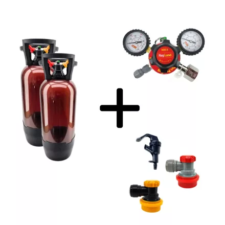 2x20 l Polykeg Zestaw startowy Sodastream – bez butli CO2