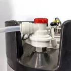 Kegland ball lock + szybkozłącze 9,5 mm (3/8") – strona gazowa