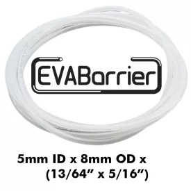   Średnica zewnętrzna: 8 mm (5/16") Średnica wewnętrzna: 5 mm Rurka po stronie piwa – EVAbarrier