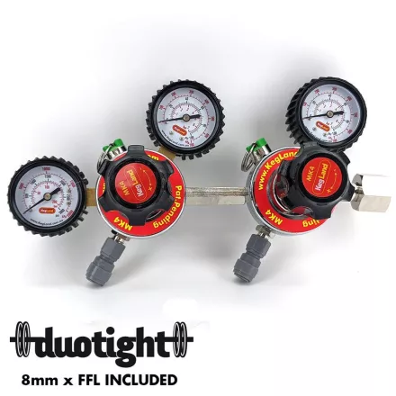 Kegland CO2 Dual Reduktor MK4 Type 30, z szybkozłączkami!