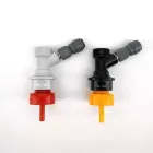 FermZilla Post plastikowy łącznik żółty / głowica napełniająca PET