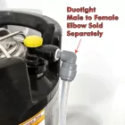 Duotight 9,5 mm–9,5 mm kolanko z gwintem zewnętrznym i wewnętrznym (3/8"-3/8")