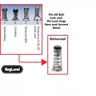 10 x zawór Ball Lock + sprężyna (pakiet rodzinny)