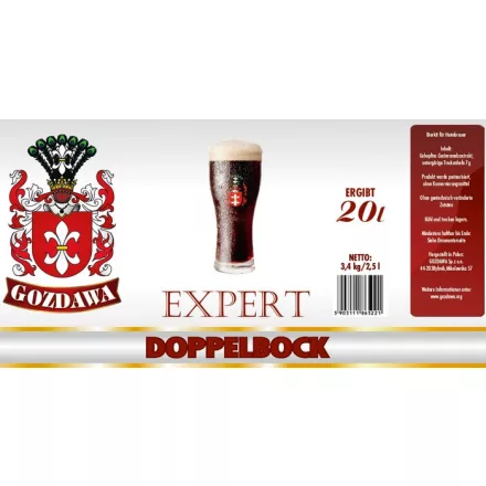 Zestaw Gozdawa Expert Doppelbock 23 l